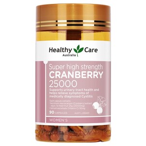 (PRE ORDER) Healthy Care Super Cranberry 25000 90 Capsules shelf life 2yrs
